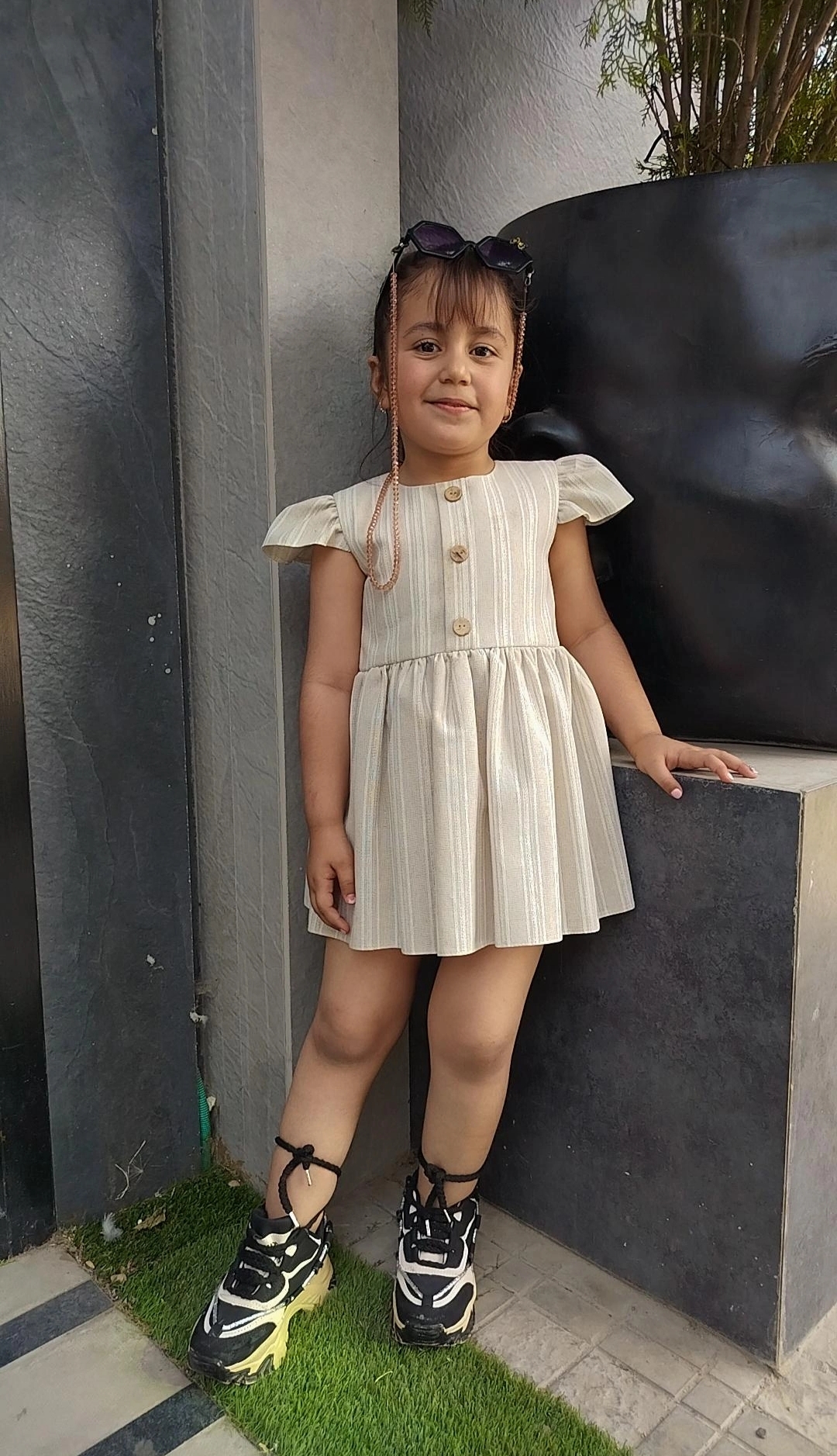 پیراهن مجلسی دخترانه مدل گندم راحت و سبک